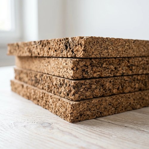 Insulation cork panels