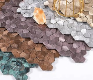 Irregular Pentagon 3D Mosaic