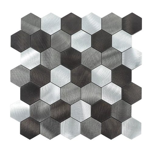 Modern Hexagon Aluminum Mosaic